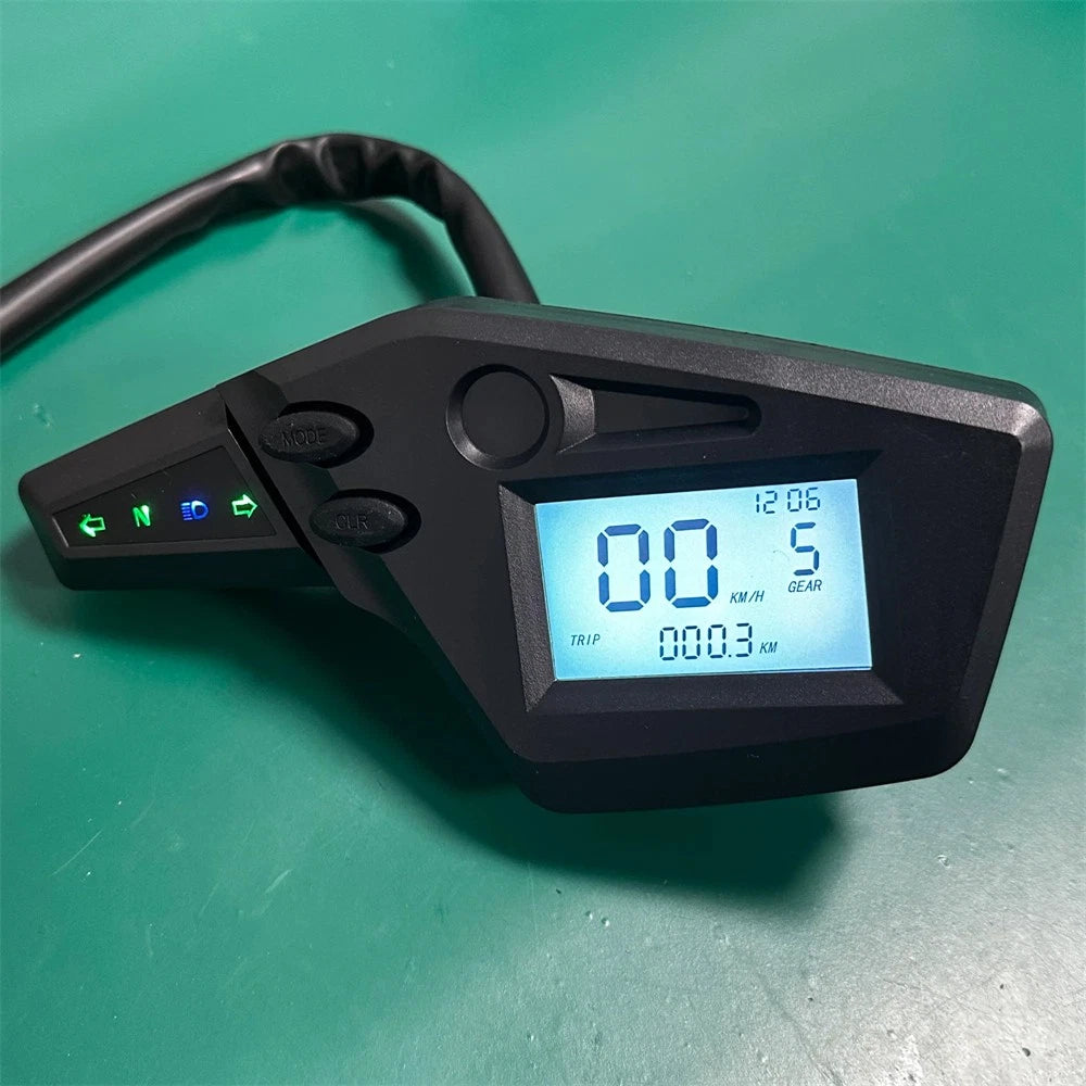 1X LED Digital Speedometer Gauge for Yamaha XT660R XT250