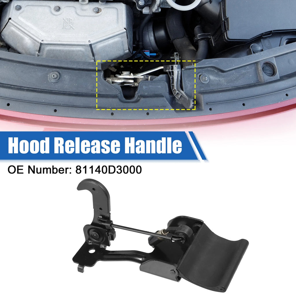 Hood Latch Assembly OEM Replacement for Hyundai Tucson (2016–2020)