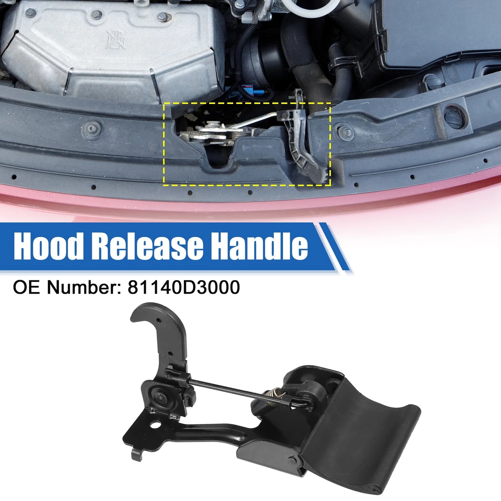 Hood Latch Assembly OEM Replacement for Hyundai Tucson (2016–2020)