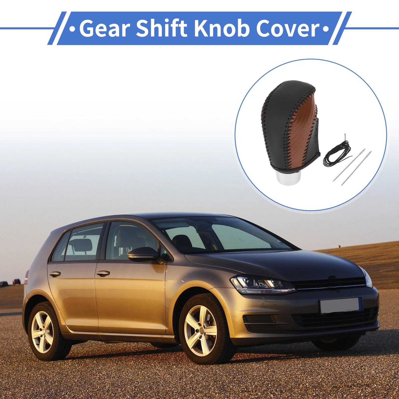 Gear Shift Knob Cover Replacement for Volkswagen Golf (2015–2019)