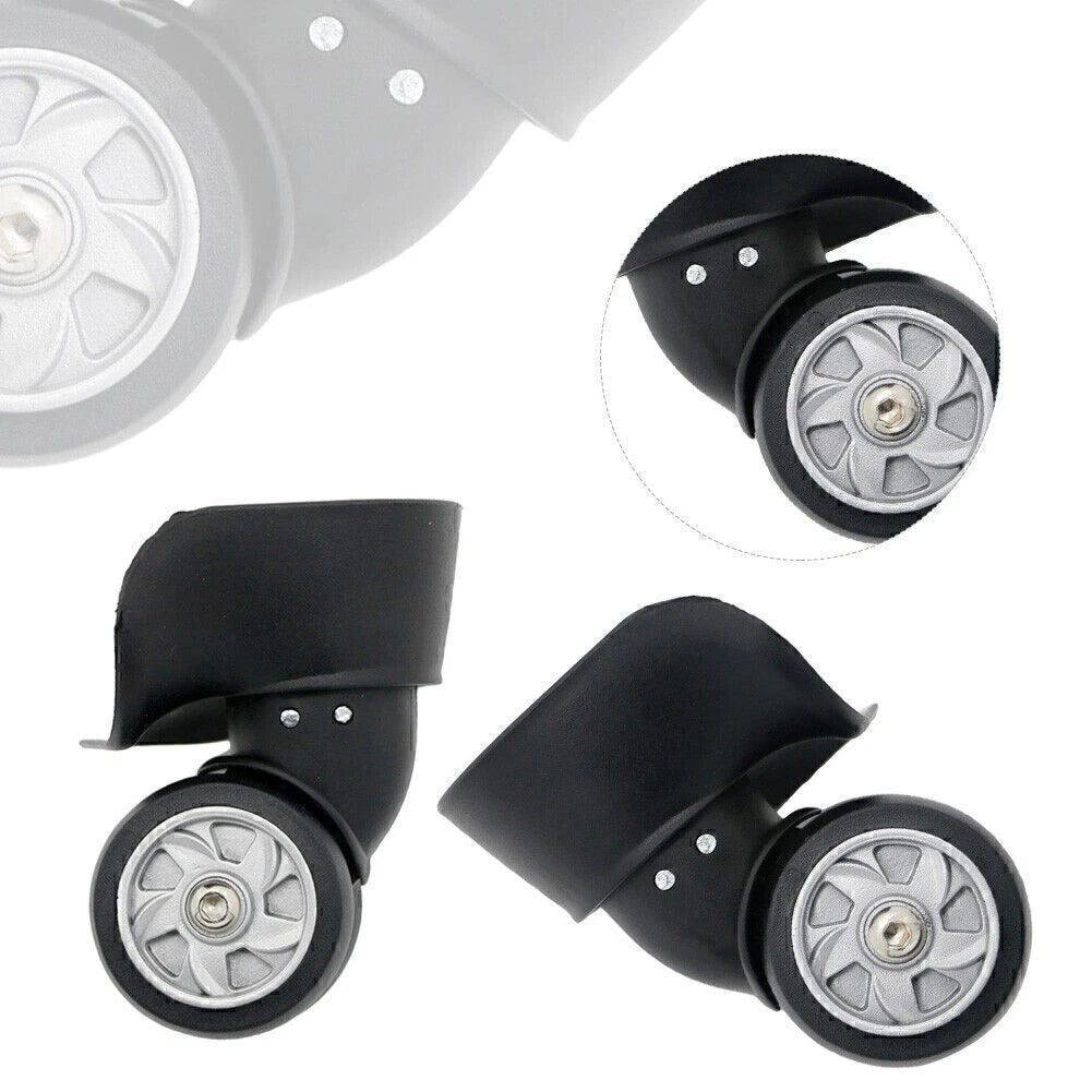 Set of 4 Suitcase Wheel Replacement Universal Spinner Wheels W026