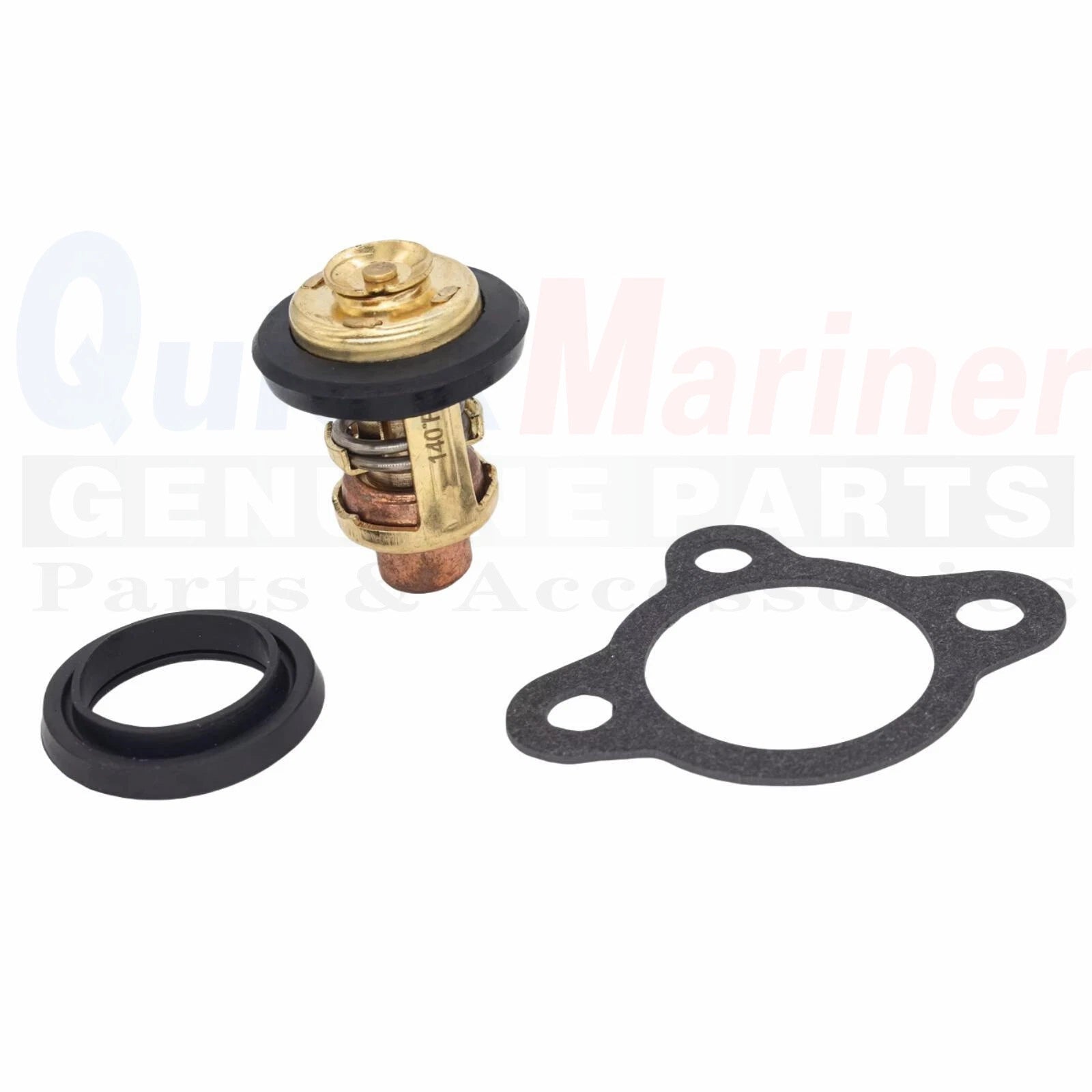 Thermostat Repair Service Kit w/ Seal for Yamaha Outboard (66M-12411-01, 6G8-12411)