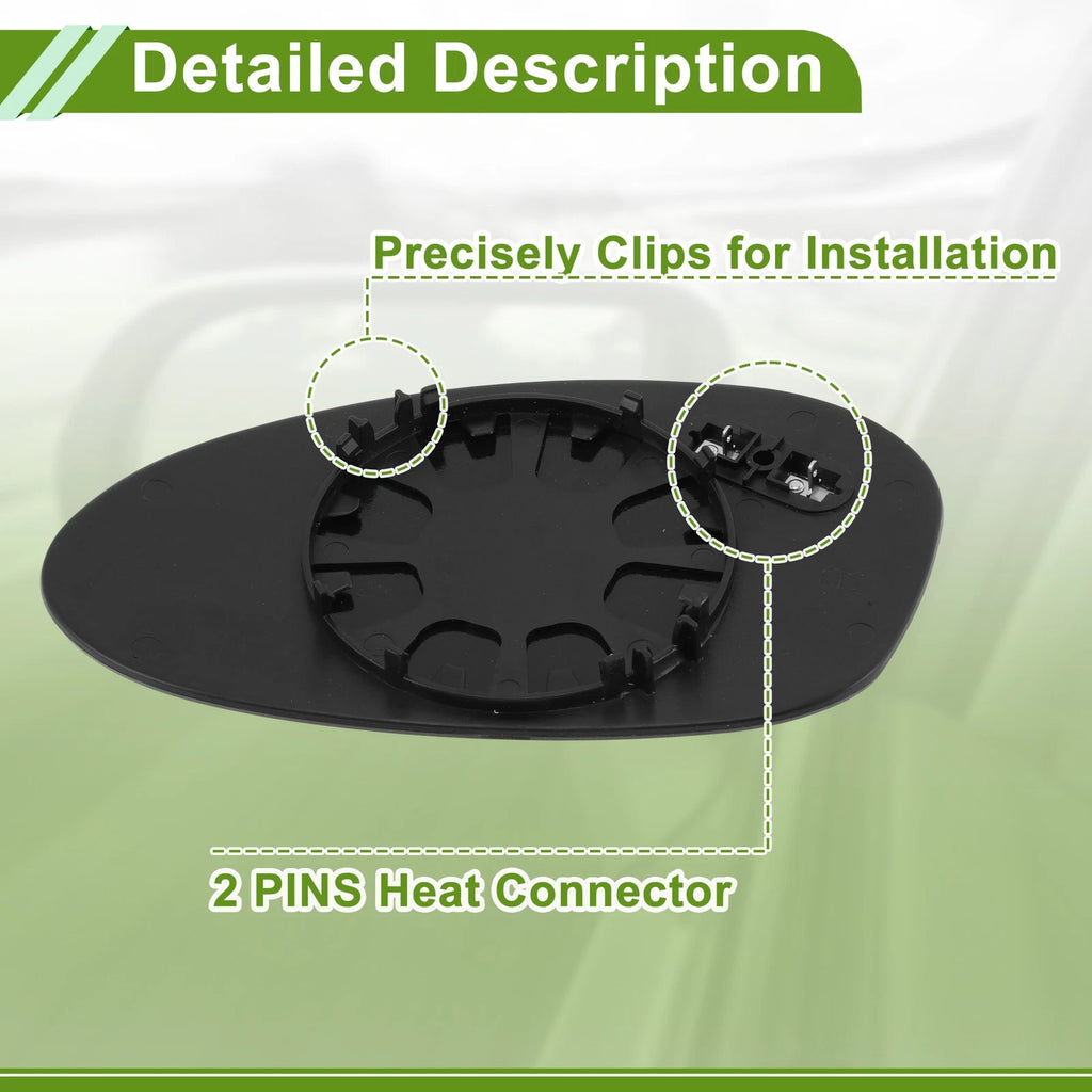 Mirror Glass Replacement for BMW 128i (2008–2009) Aspherical No. 51167145268