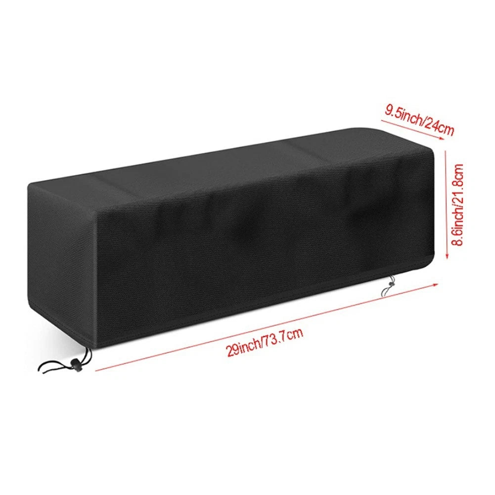 28 Inch Rectangular Outdoor Fireplace Cover - Waterproof 210D Oxford Fabric