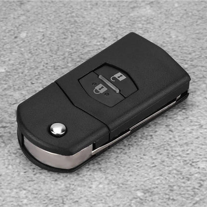 1pc 2 Button Key Shell Case for Mazda 2 3 5 6 RX8 MX5 (2003–2013)