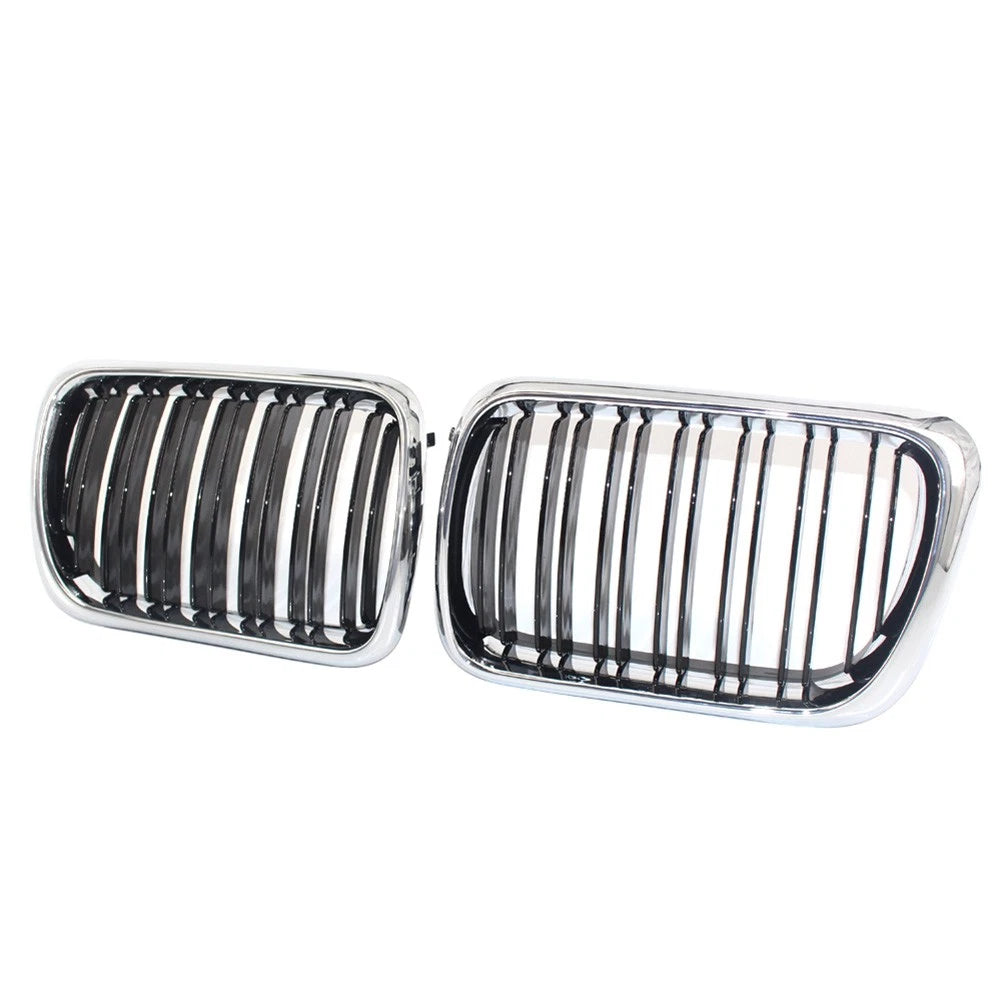 2X Front Hood Kidney Grille for BMW 3-Series E36 M3 (1996–1999)