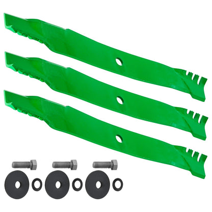 72 Inch Deck Blade with Bolt Replacement for John Deere 2032R 2038R (2013–2020)