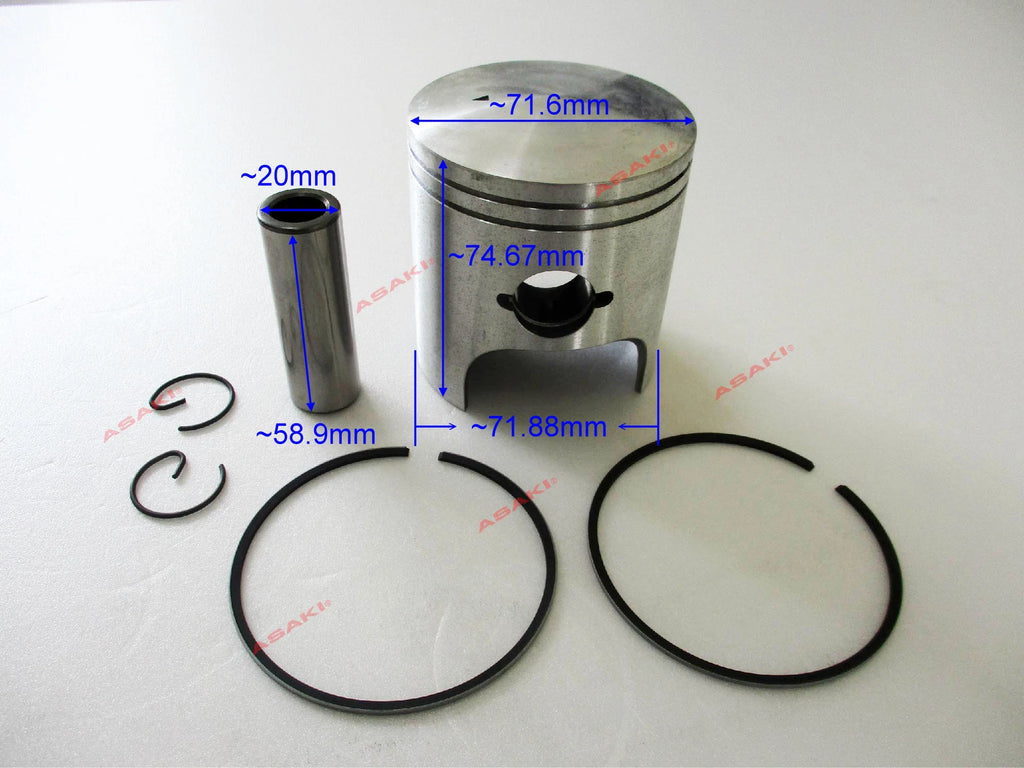Piston Kit for Arctic Cat Pantera/ZRT 800 (STD) 09-602 3004-762