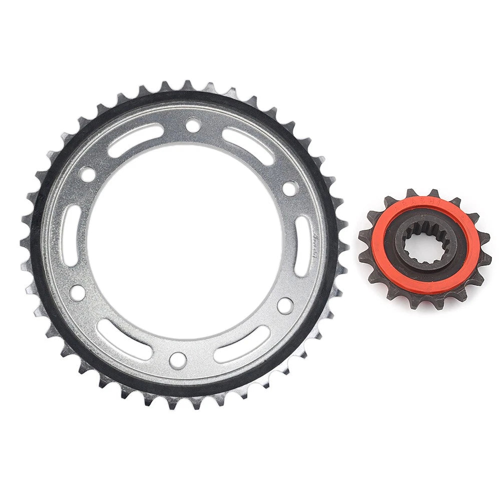 Rubber Cushioned Front & Rear Sprocket Set for Honda BR1000 (2017–2018) AF1370-16 43T