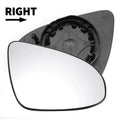 Right Side Mirror Glass Non-Heated with Back for Peugeot 108 (2014–2022)