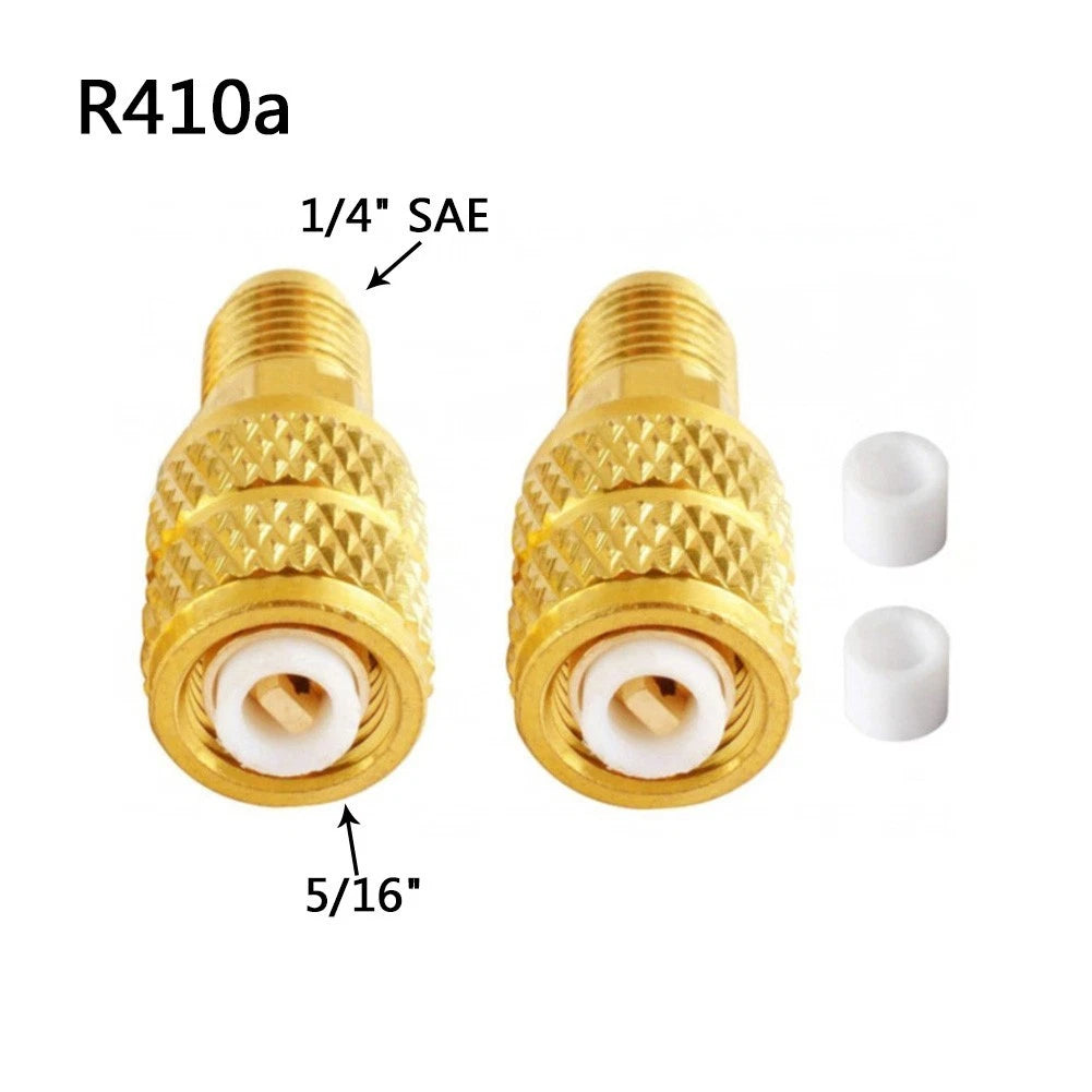 R410a Adapter 5/16" SAE Female to 1/4" SAE Male