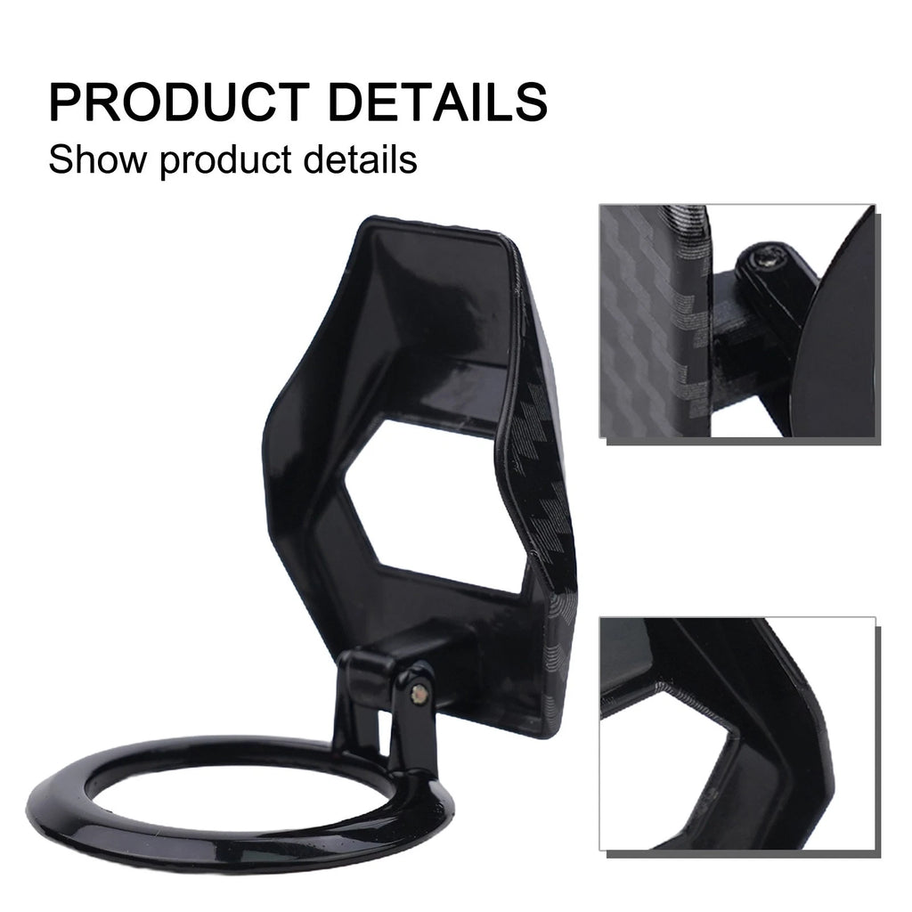 Carbon Fiber Finish Engine Push Button Protection Cover for