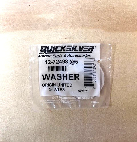 Washer for Mercury Marine (12-72498, 12-8M0162651)