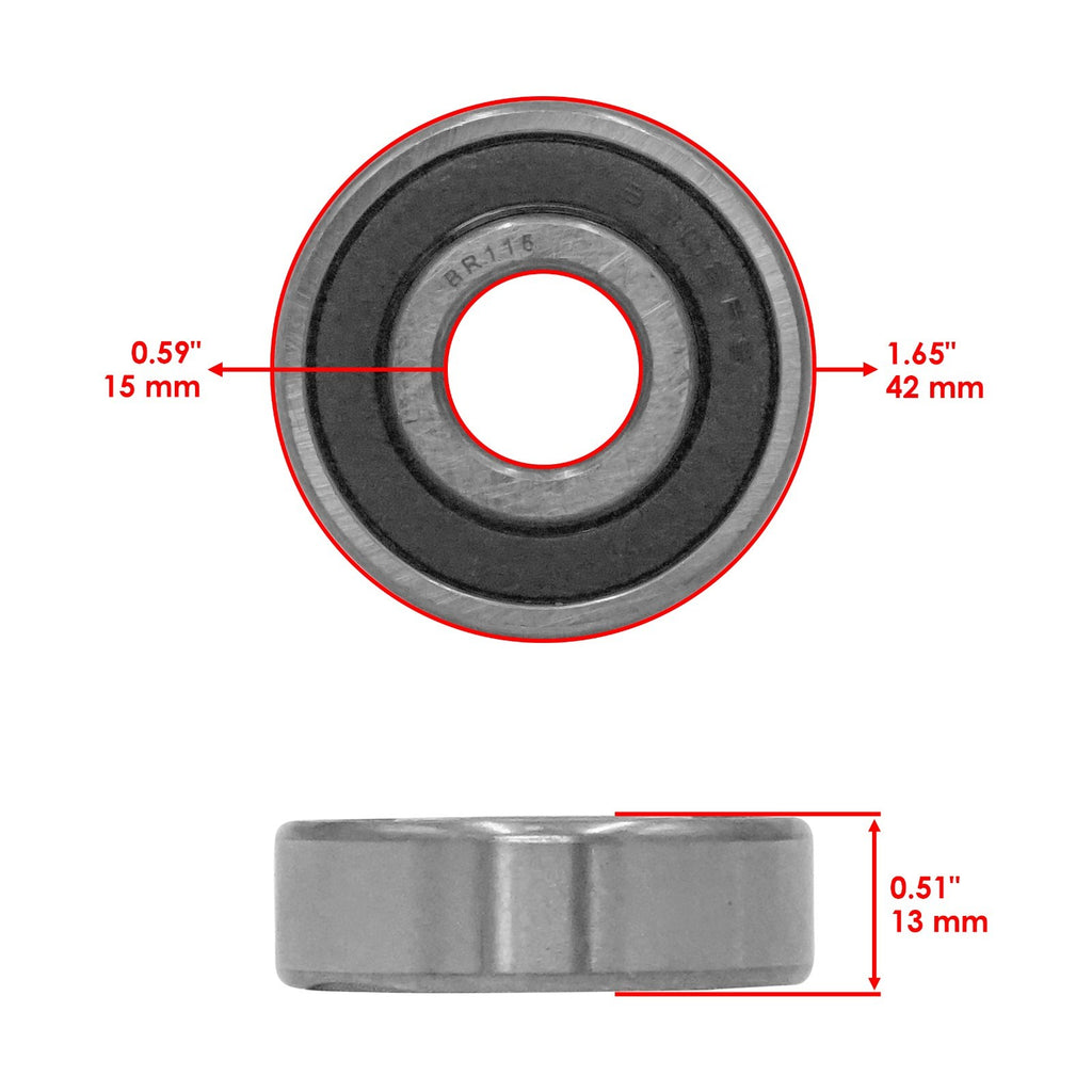 Front Wheel Bearing Seals Kit for Honda ATC110 (1982–1985)