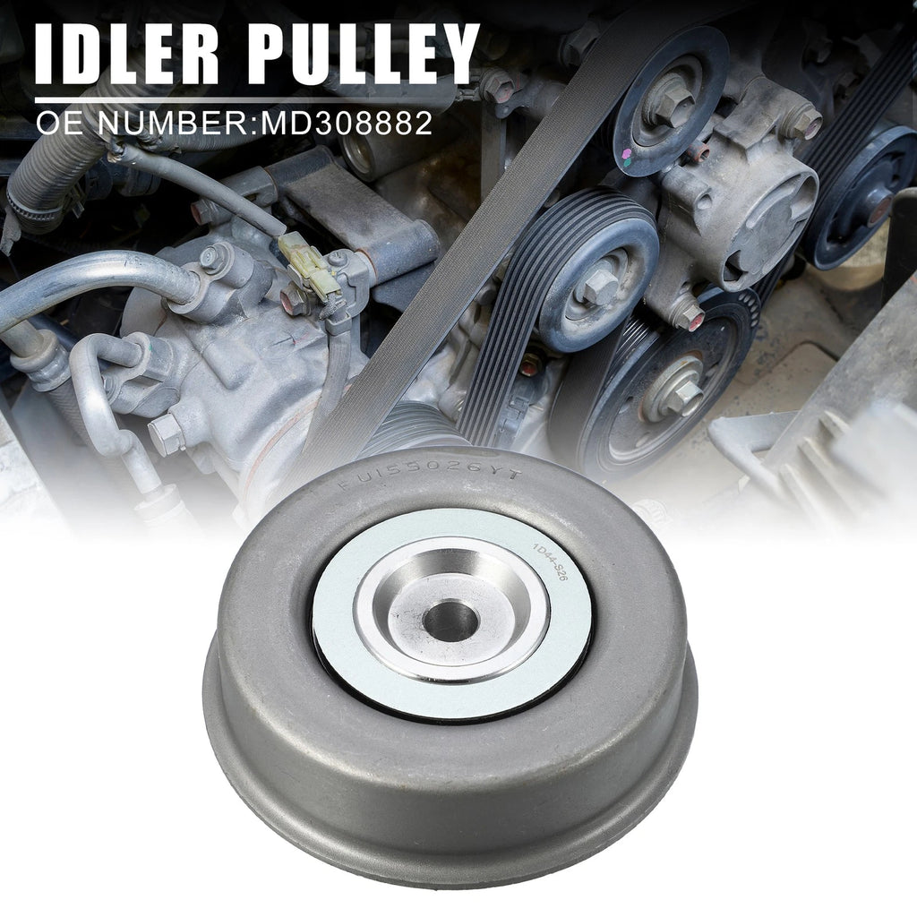 Idler Pulley for Car Accessory Drive Belt Replacement for Mitsubishi Montero (1997–2004)