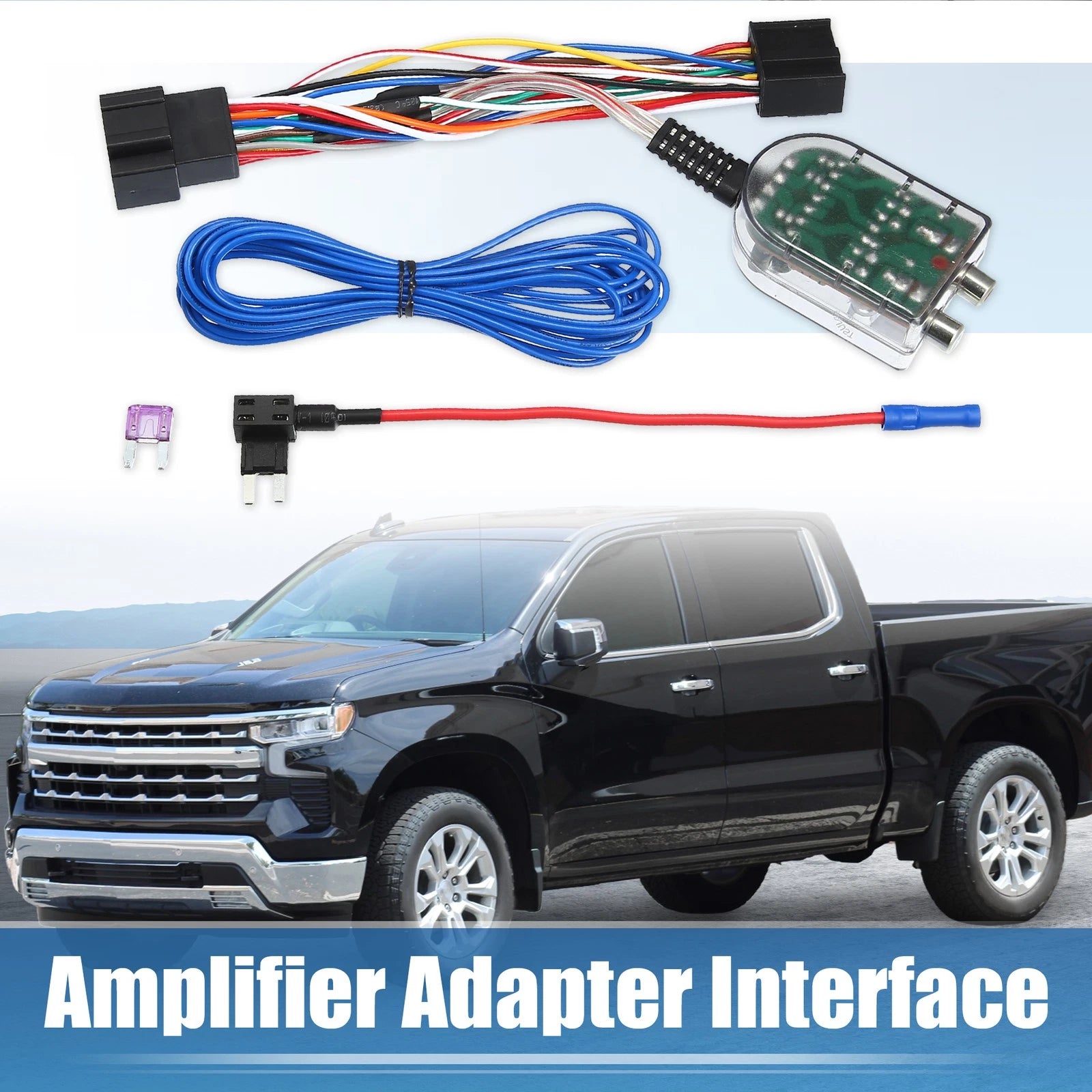 Audio Amplifier Wire Adapter Interface for Chevrolet Silverado Sierra (2007–2013)