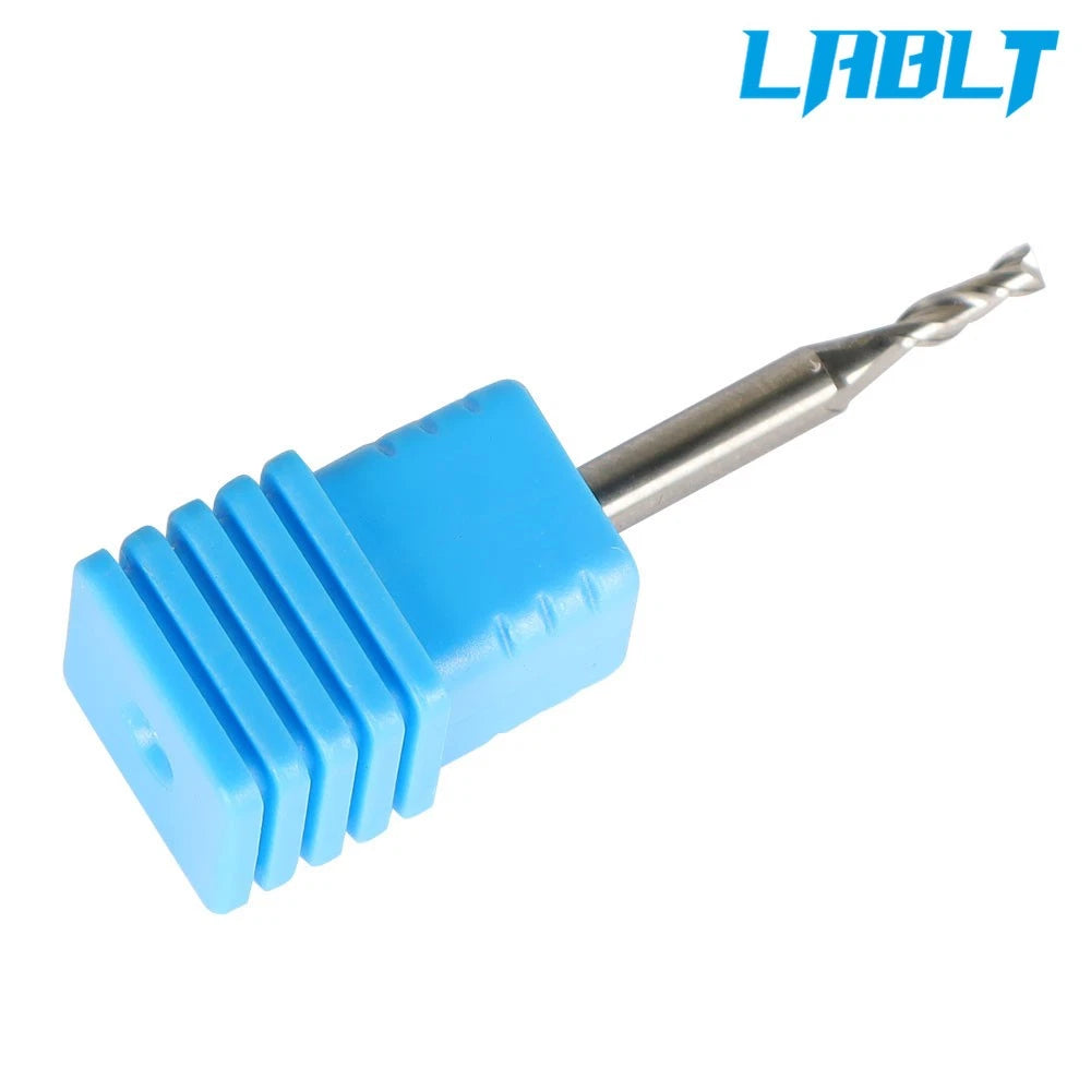 2X 2mm 1/8" Shank Down Cut Carbide End Mill (LABLT)
