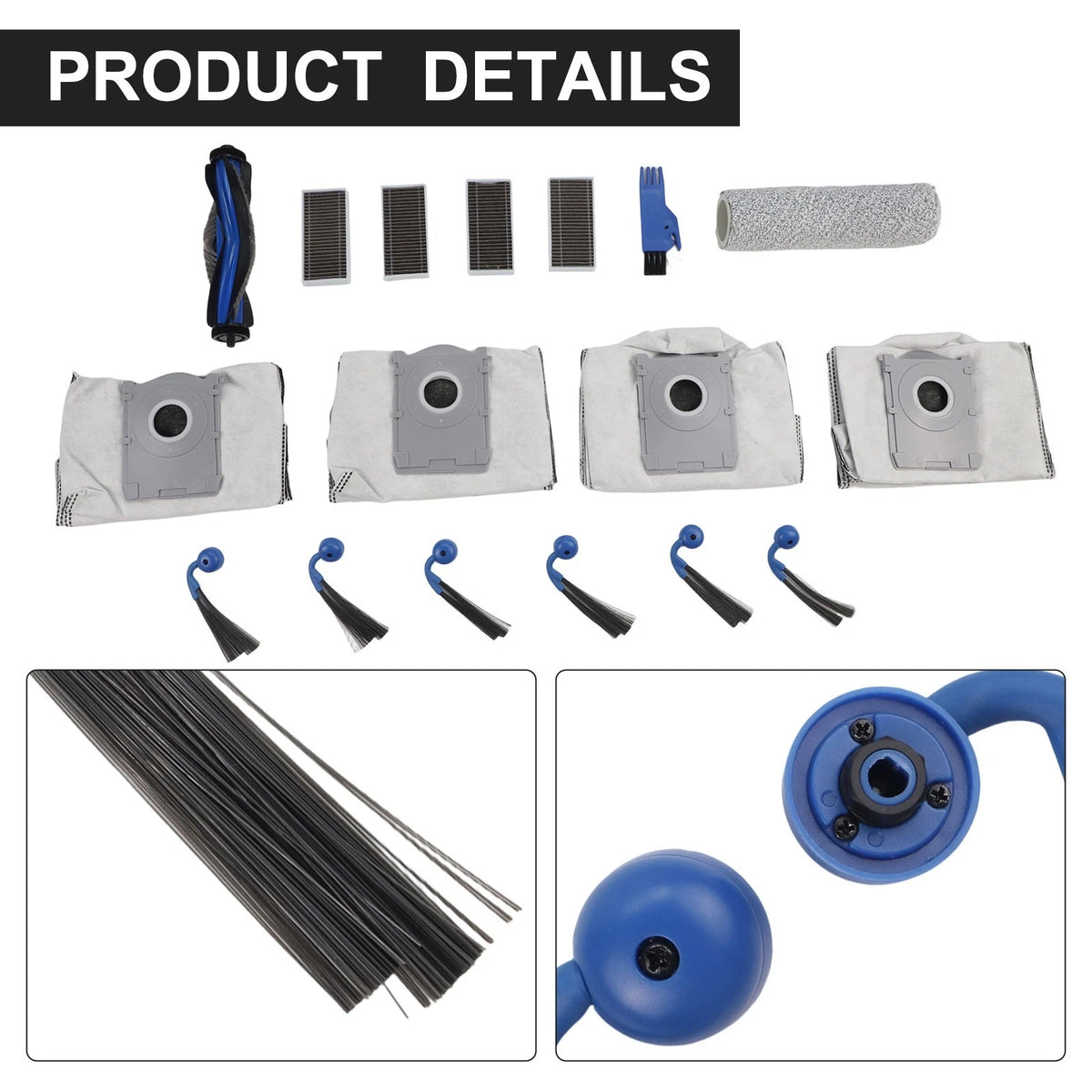 Cleaning Accessories Kit for Ecovacs Deebot X9 Pro Robot