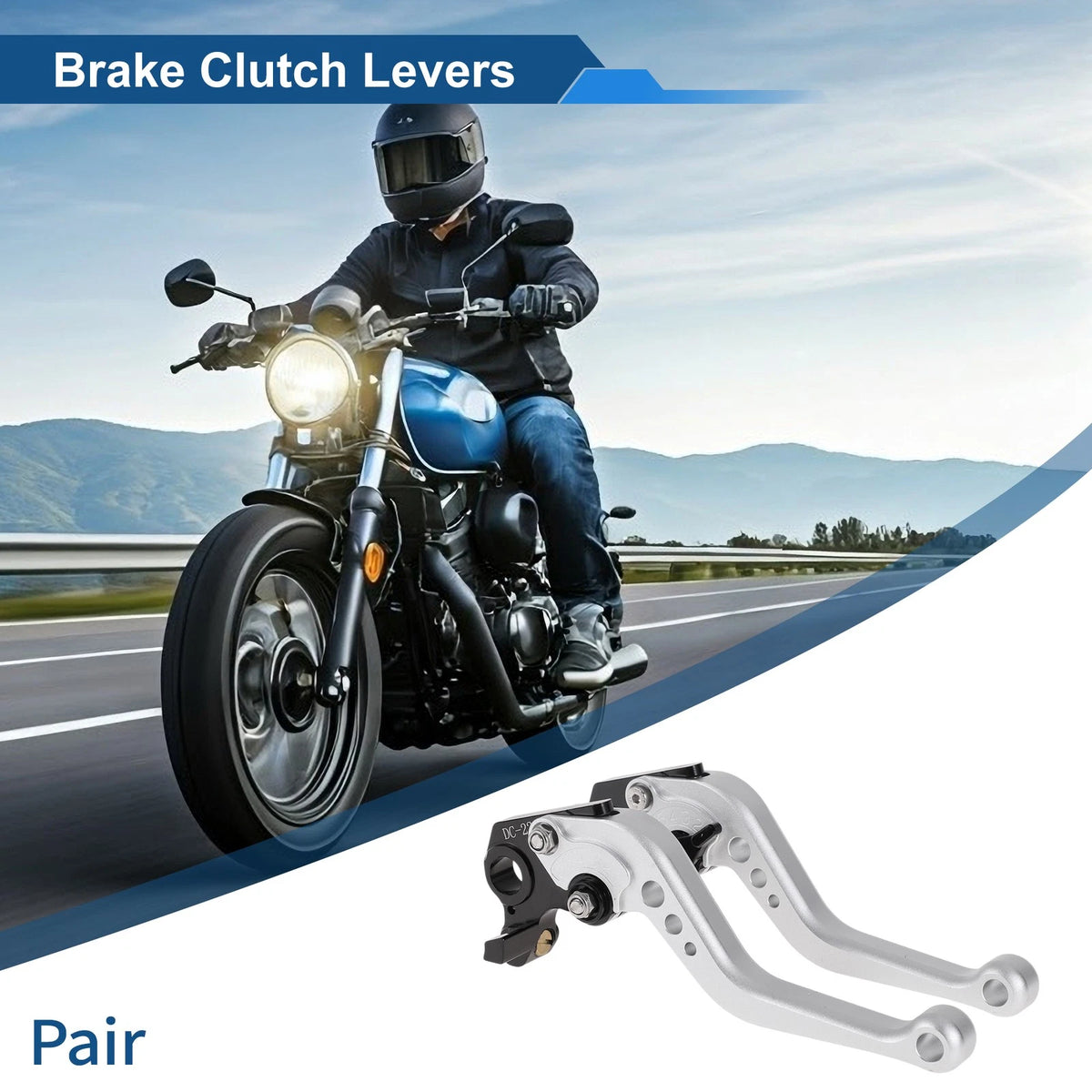 Adjustable Short Brake Clutch Lever for Ducati Hypermotard 796 (2008–2012)