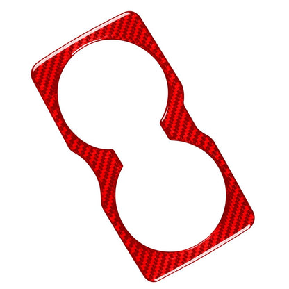 Rear Water Cup Holder Panel Cover Trim for Jeep Cherokee (2014–2022) Carbon Red