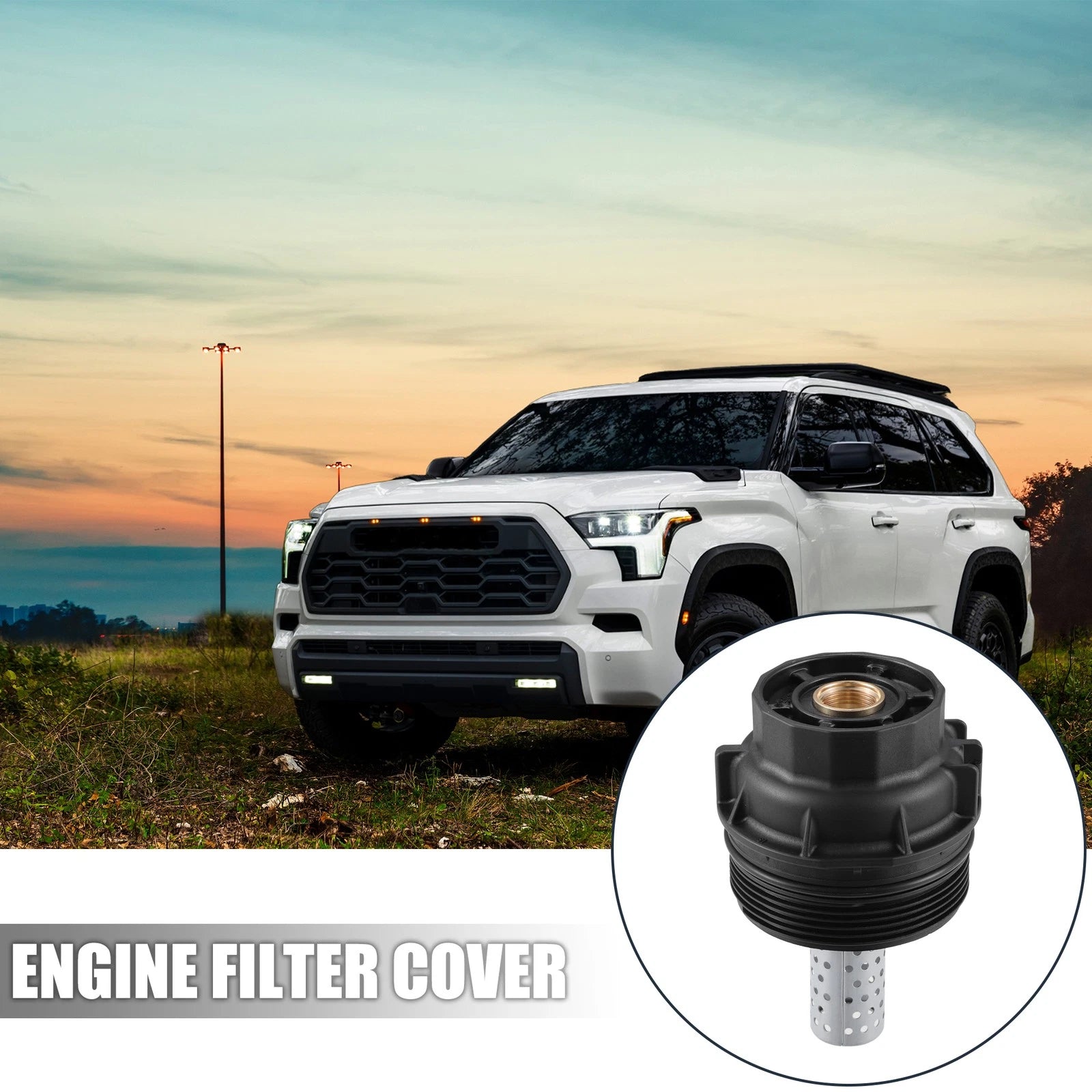 Engine Oil Filter Housing Cap Cover Replacement for Lexus ES (2013–2018)