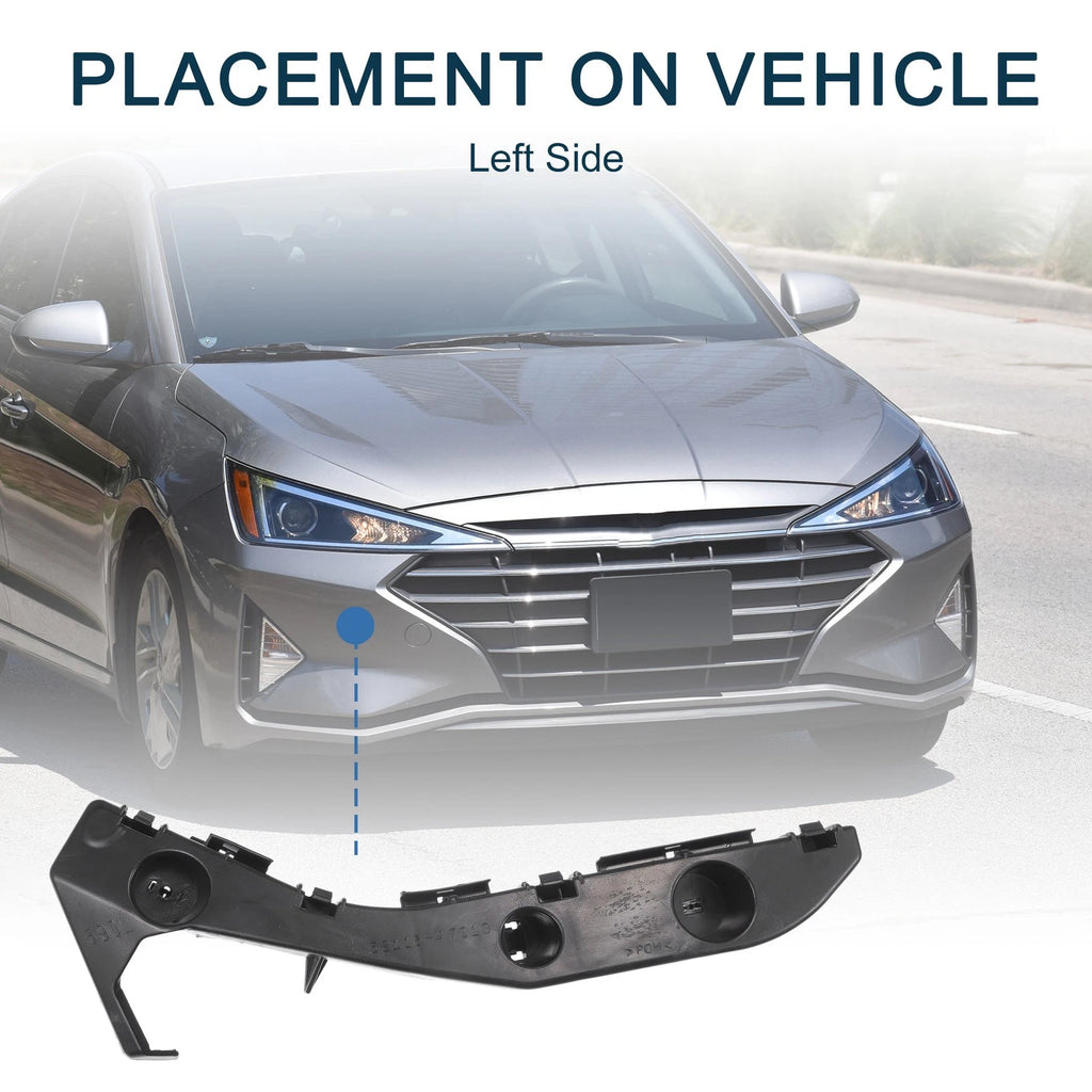 Left Front Bumper Retainer Bracket for Toyota Prius (2004–2009)