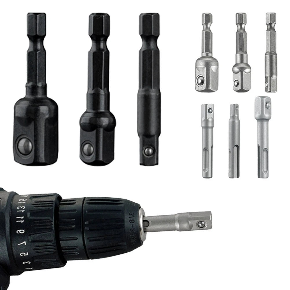 3X Quick Change Chuck Hex Shank Drill Bits Extension Rod for Power Tools