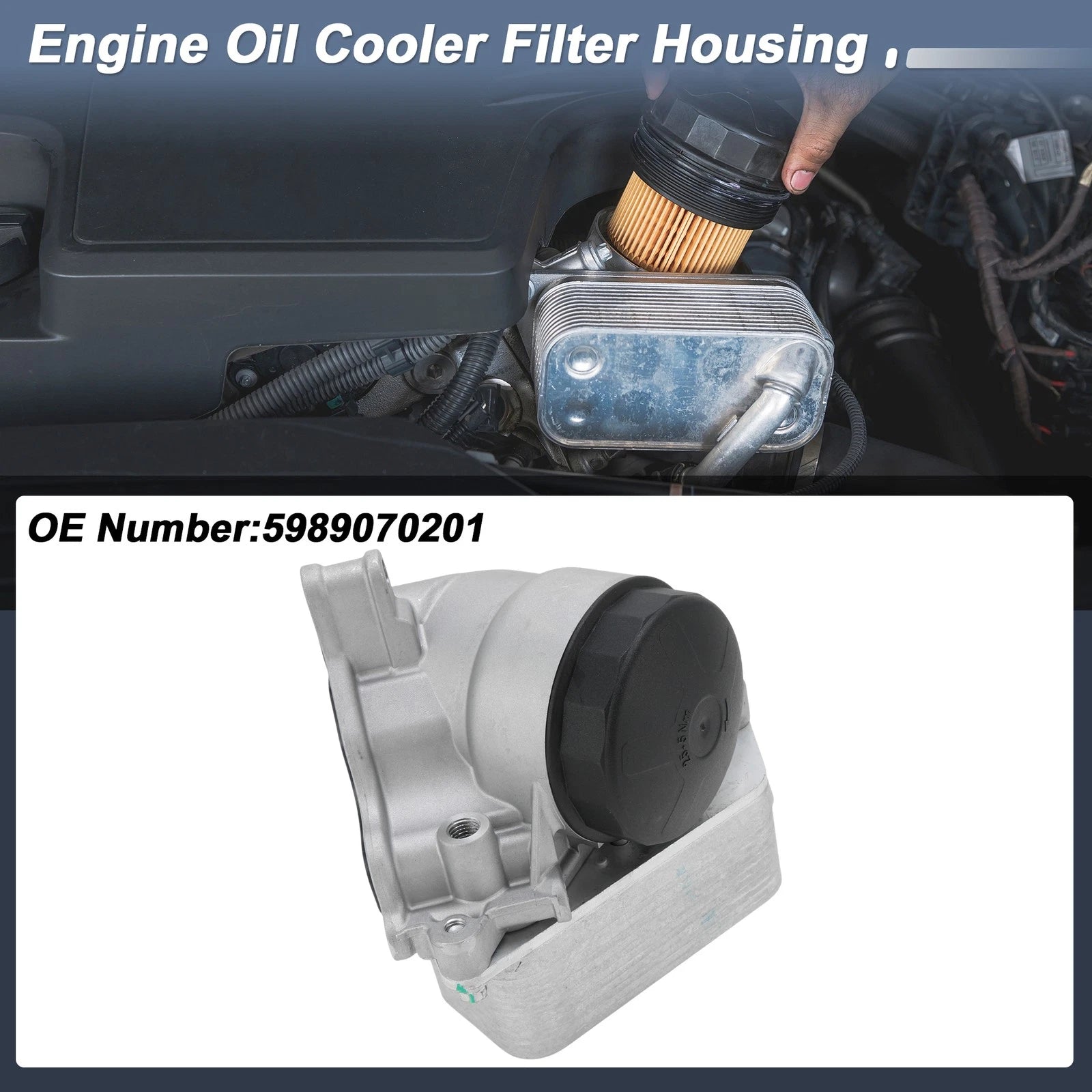 Engine Oil Filter Housing for BMW E91 328i (2012–2012)