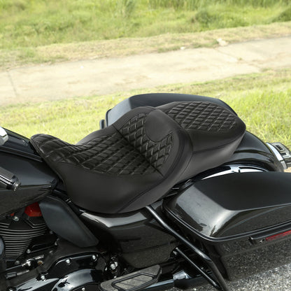Driver Passenger Seat for Harley Road King Electra Street Glide (2009–2023)