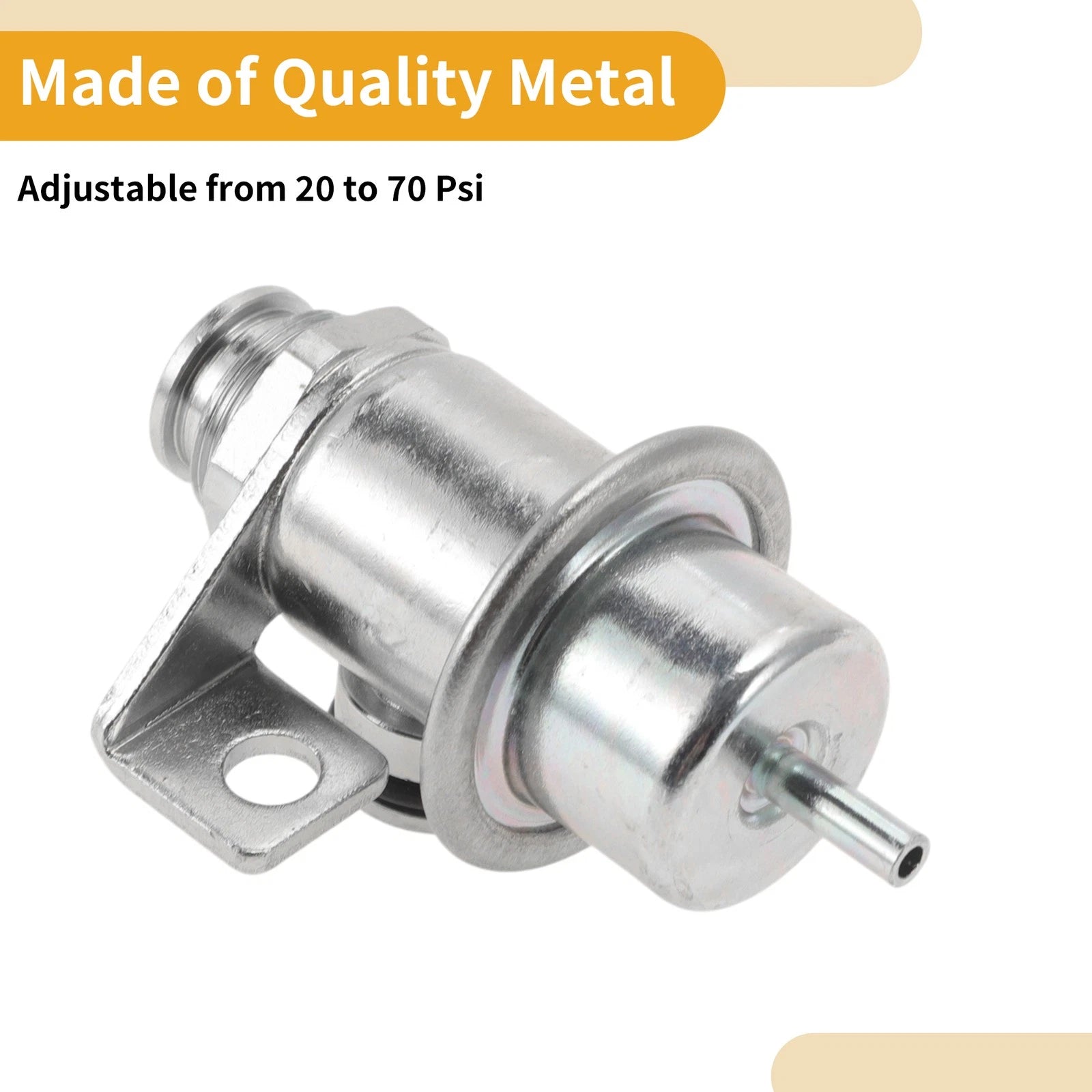 Fuel Pressure Regulator for Chevrolet S10 Replacement 1994–2000 20-70 Psi
