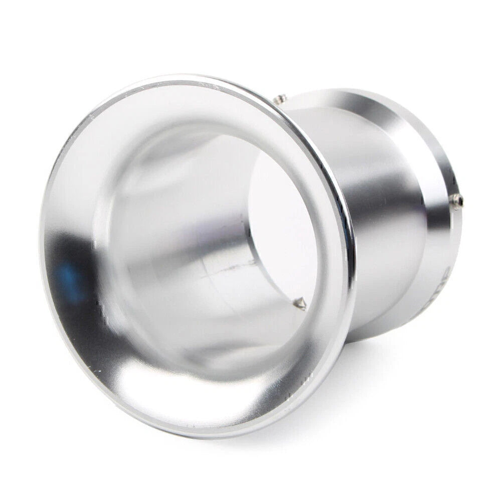 55mm Carburetor Air Filter Velocity Stacks for 32/34mm (Silver)