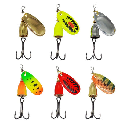 5X Spinner Fishing Lure for Bass Trout Crappie