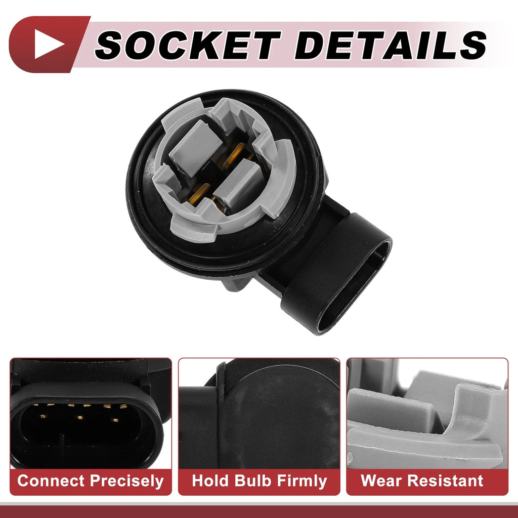 1 Pc Parking Turn Signal Light Socket for Buick LeSabre (2000–2005) No.12335587