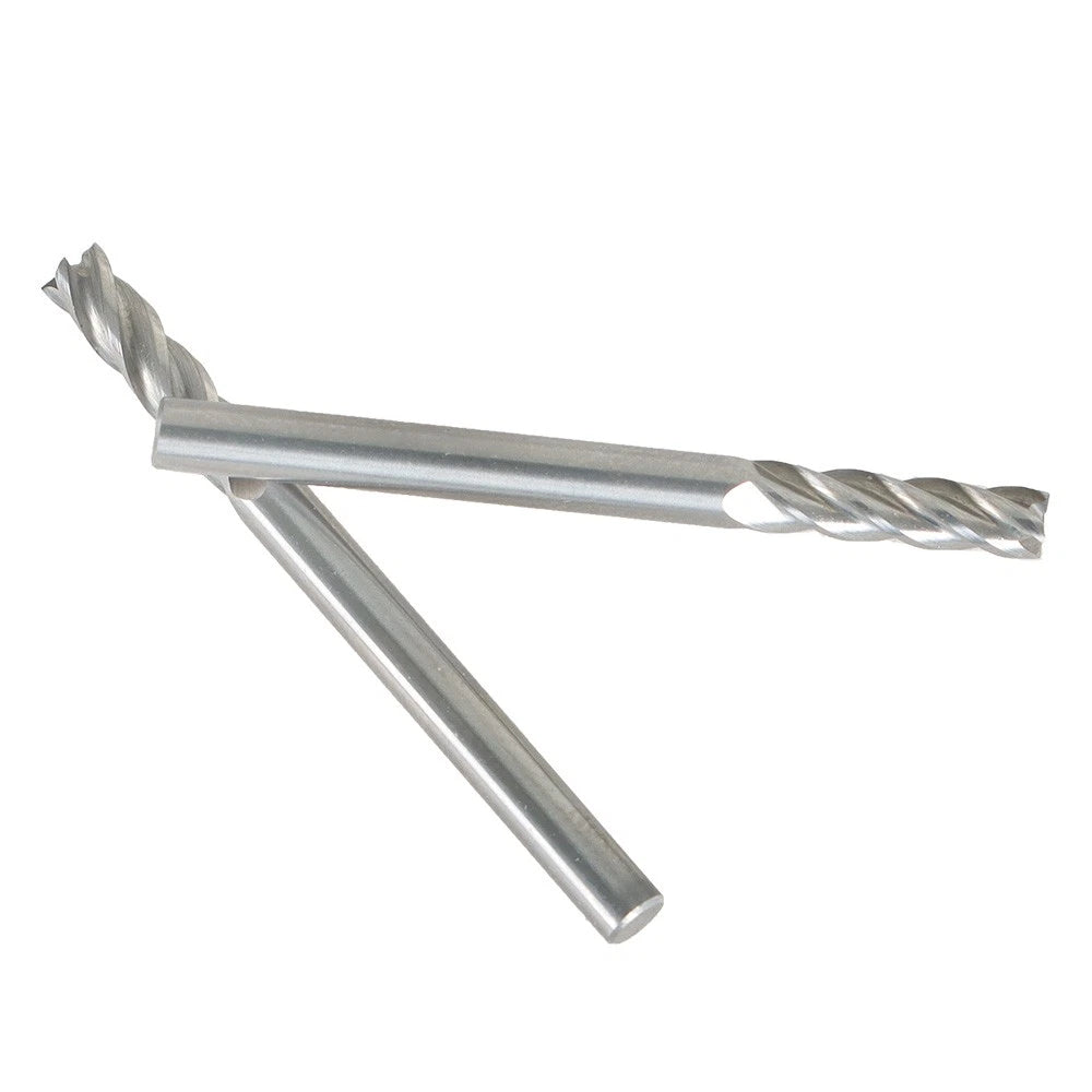 5 Pcs 4 Flute End Mill Solid Carbide 1/8 x 1/2 x 1-1/2 CNC
