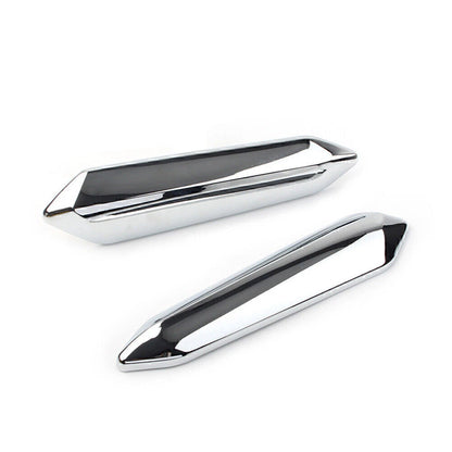 2pcs Windshield Windscreen Strut Covers Fit Honda Goldwing GL1800 2018-up Chrome