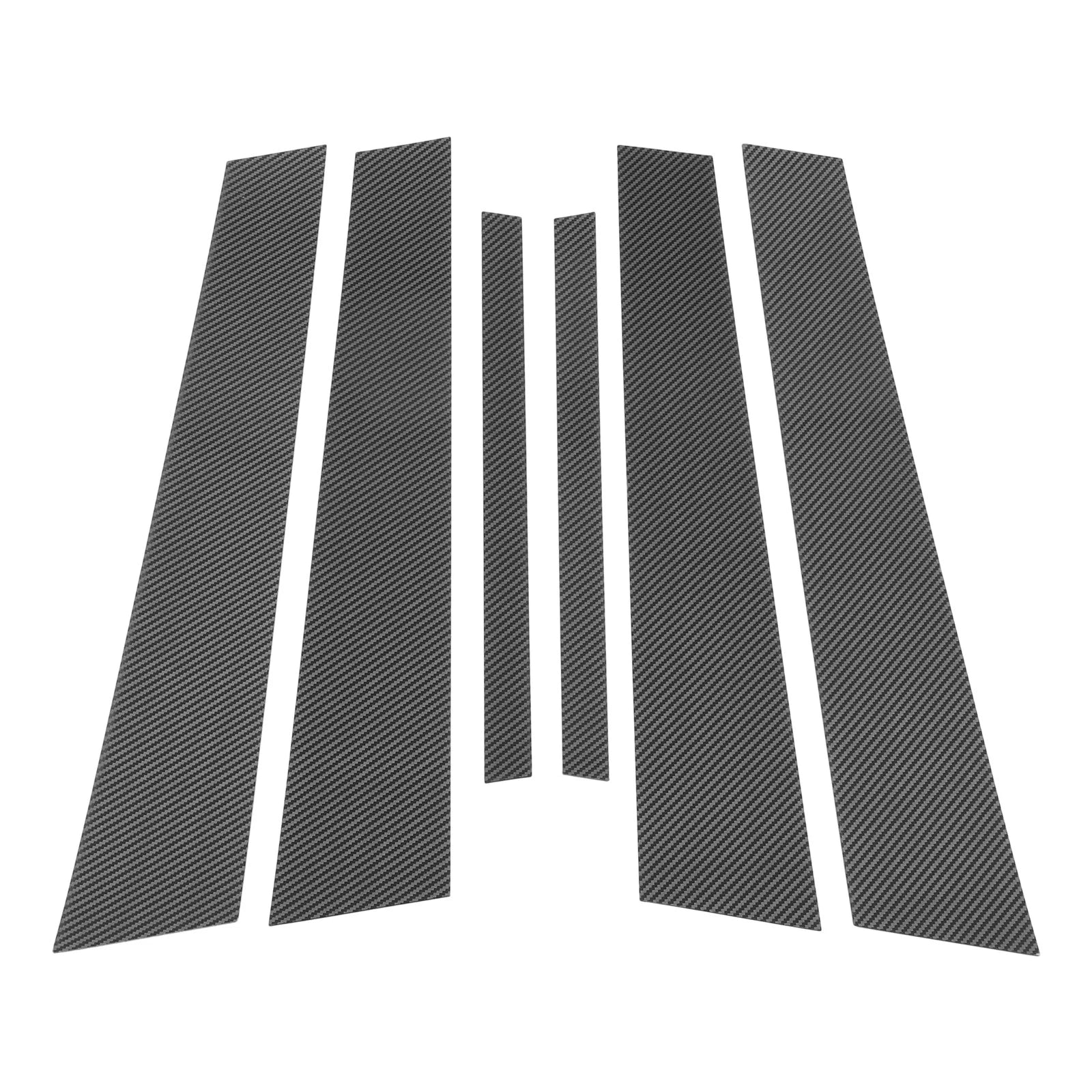 6 Pcs Door Pillar Window Trim Replacement for BMW 3-Series (1999–2005)