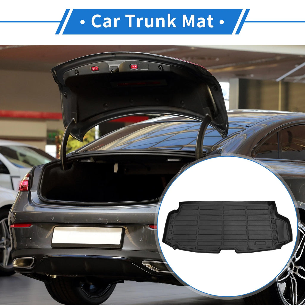 Cargo Liner Rear Trunk Mat for Volvo XC90 (2016–2024) TPE Long Stripe Pattern