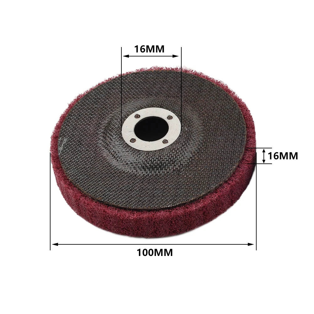 100mm Nylon Fiber Flap Buffing Wheel for Angle Grinder