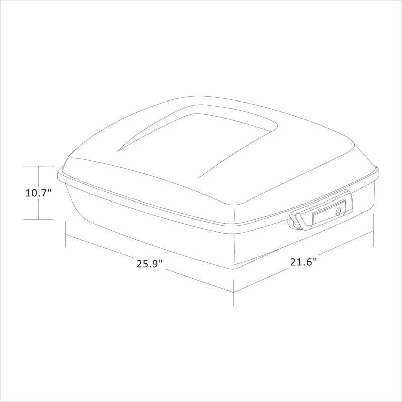Trunk Pad Mount Rack for Harley Electra Glide/Road King (2014–Present)