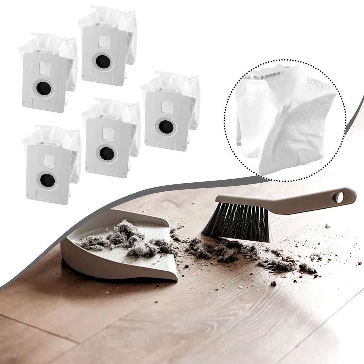 3/5PCS Dust Bag for CordZero A9T Vacuum Tower (2021–2023)