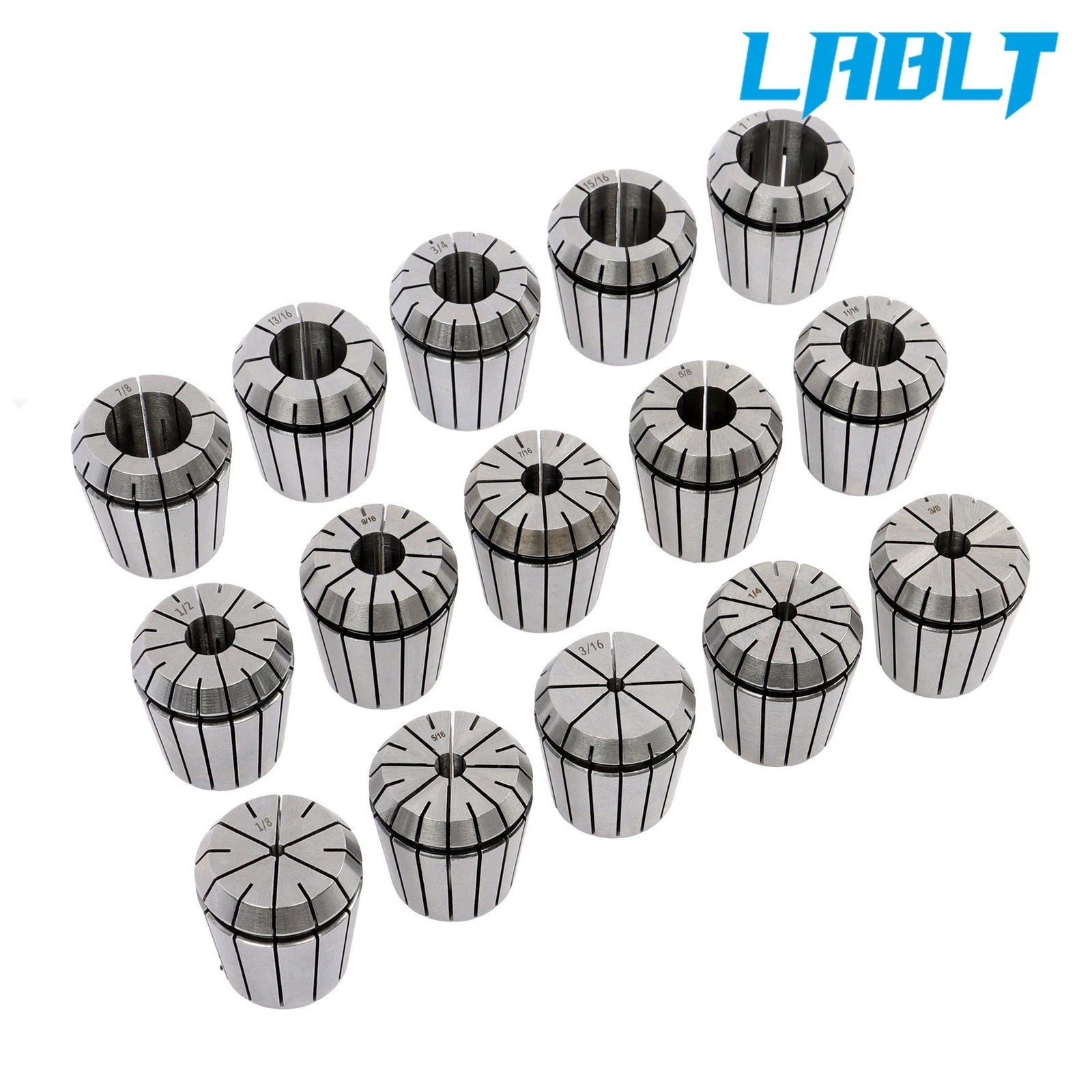 15Pcs ER40 Collet Chuck Set for Milling Machine