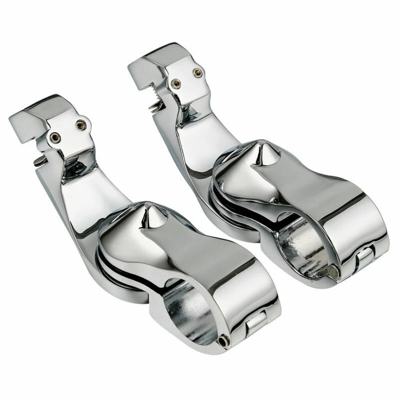 1 1/4" Short Angle Highway Footpeg Mount Bracket for Harley Touring (2014–2023)