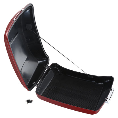 Razor Trunk for Harley Touring Electra Road Glide (2014–2025) Wicked Red Denim