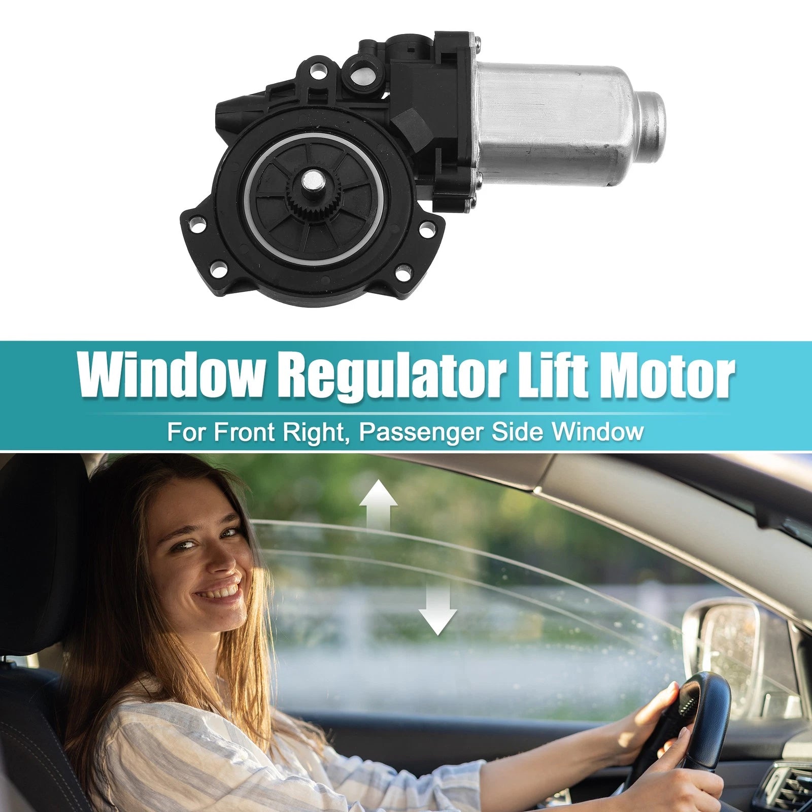 Front Right Power Window Regulator Lift Motor for Hyundai Elantra (2007–2013)