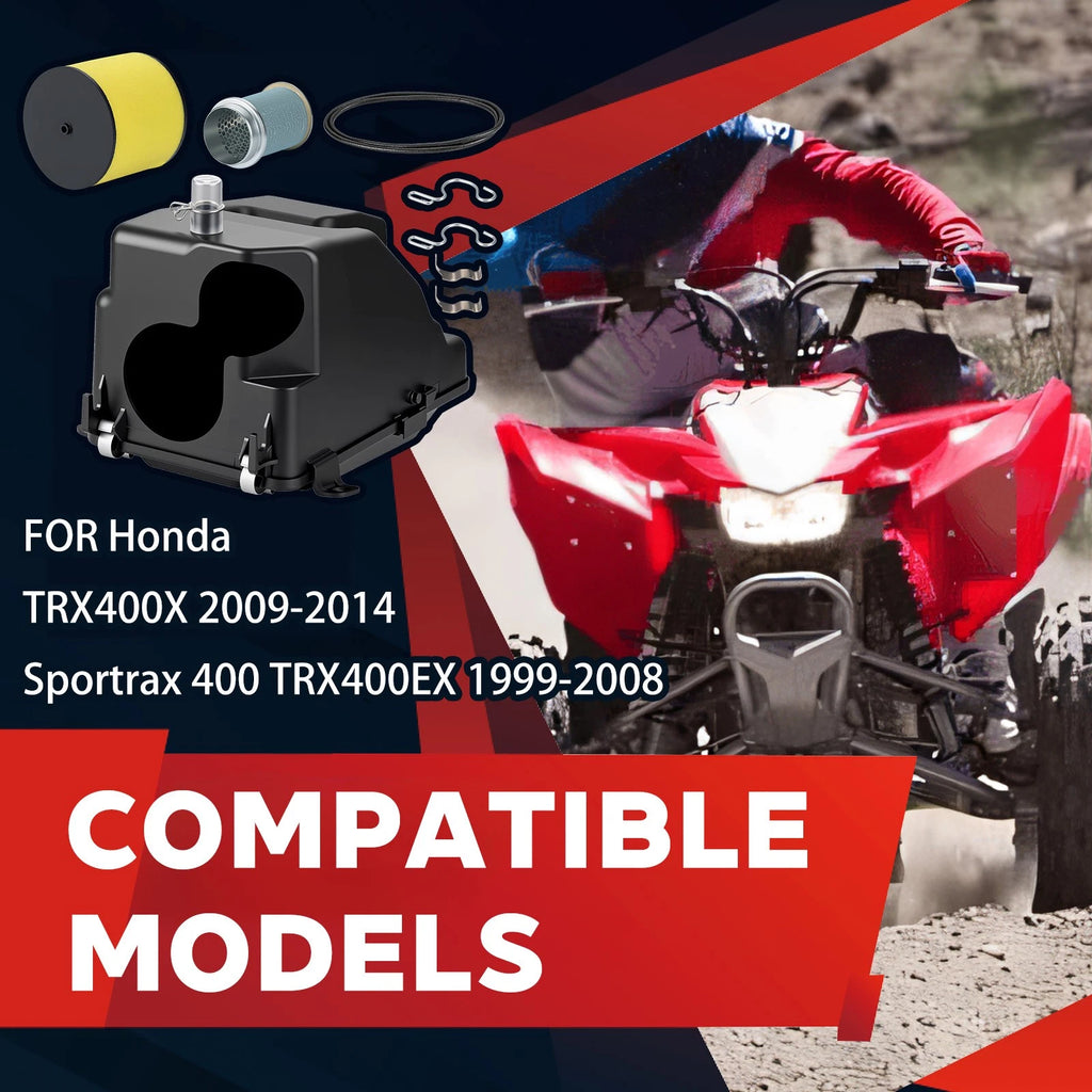 Air Box Housing Lid Clamps Guide Kit for Honda Sportrax 400 TRX400EX (1999–2008)