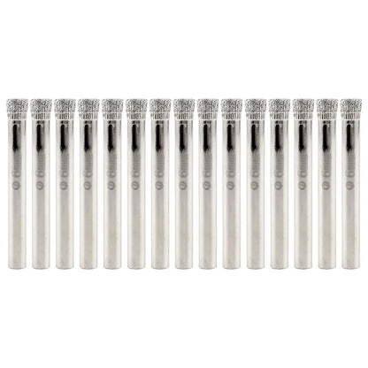 15Pcs 6mm Diamond Drill Bit Set for Tile Marble Glass Core Hole Saw