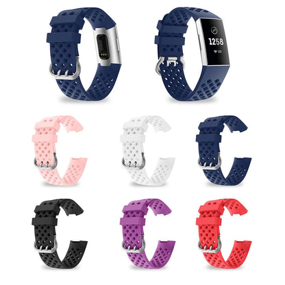 23mm Silicone Watch Strap for Fitbit Charge 3 4