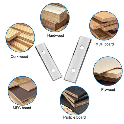 Pack of 10 Square Carbide Blades for Woodworking