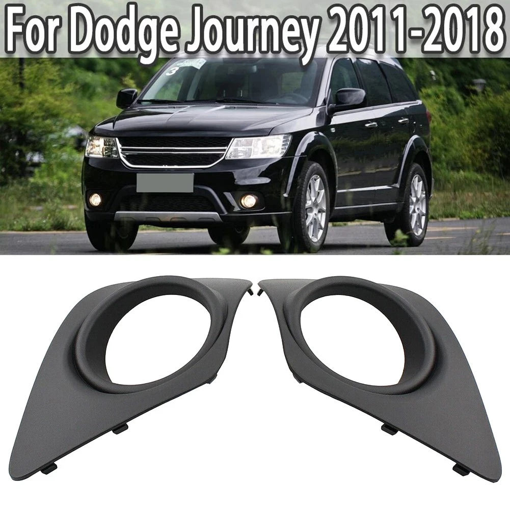 Front Left Driver&Right Passenger Side Fog Light-Cover For Dodge Journey 2011-18