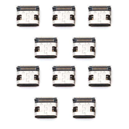 10Pcs USB 3.1 Type-C 24Pin SMT Female PCB Charging Socket Connector